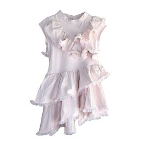 Joyfolie Mia Joy Brooklyn Dress Blush Size 2 Ruffle Tulle Toddler Girls NWT